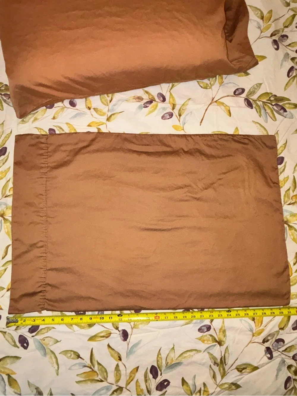 Lauren Ralph Lauren Home 4 Standard Pillowcases Brown Camel 100% Cotton Solid